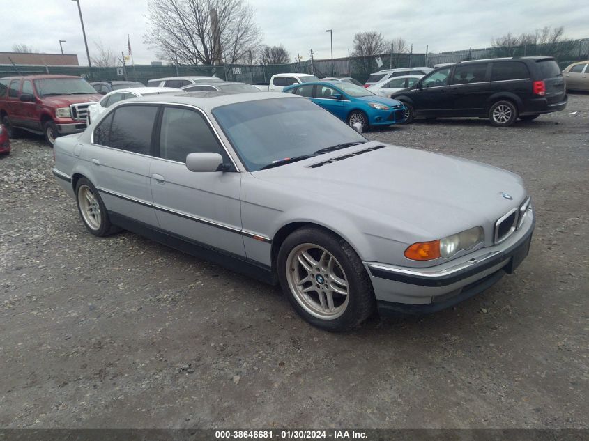 2000 BMW 740 Il VIN: WBAGH8349YDP07765 Lot: 38646681