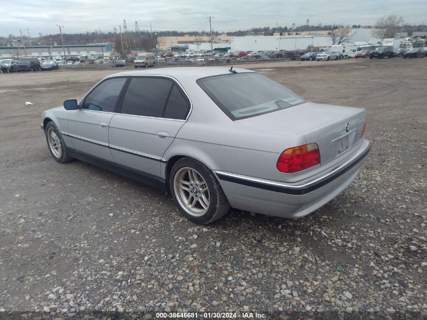 2000 BMW 740 Il VIN: WBAGH8349YDP07765 Lot: 38646681