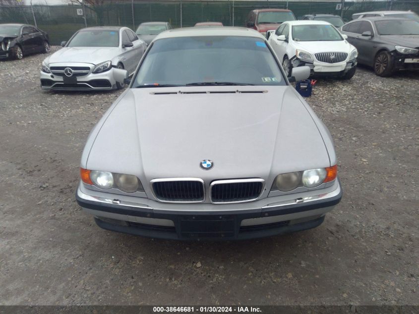 2000 BMW 740 Il VIN: WBAGH8349YDP07765 Lot: 38646681