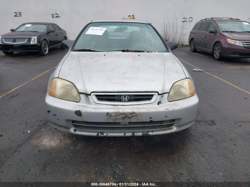 1998 Honda Civic Dx VIN: 2HGEJ6347WH115155 Lot: 38646704