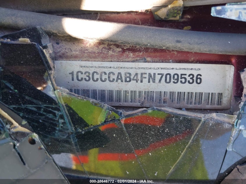 2015 CHRYSLER 200 LIMITED - 1C3CCCAB4FN709536