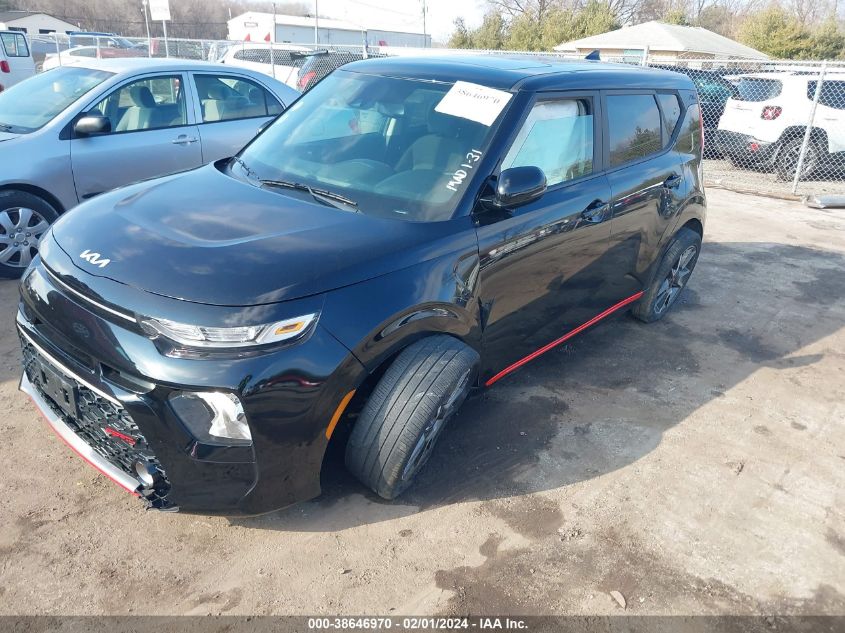 2022 Kia Soul Gt-Line VIN: KNDJ63AU5N7165823 Lot: 38646970