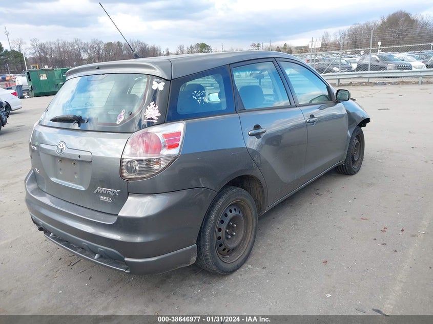 2006 Toyota Matrix Xr VIN: 2T1KR32E66C601887 Lot: 38646977
