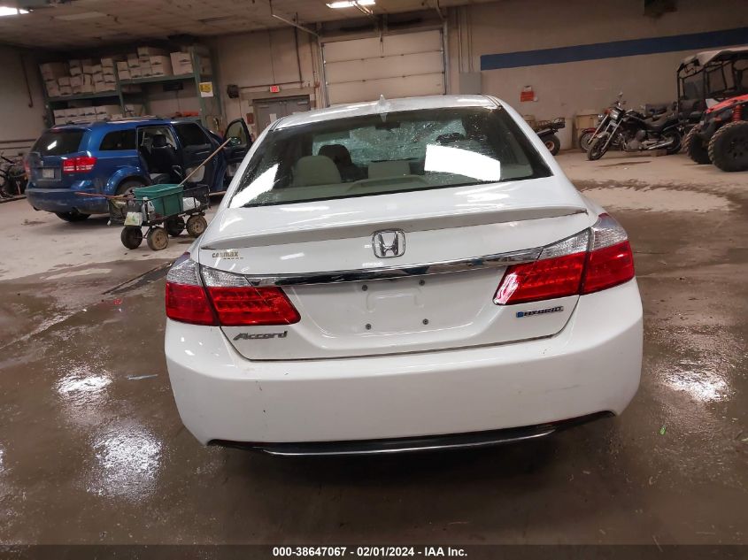 2014 Honda Accord Hybrid VIN: 1HGCR6F30EA002471 Lot: 38647067