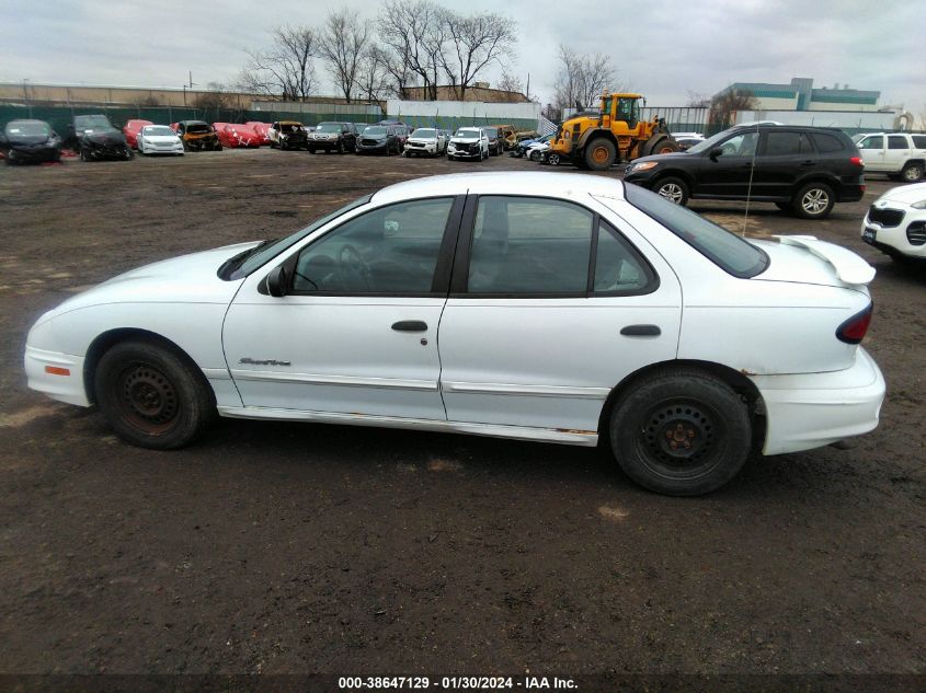 2001 Pontiac Sunfire Se VIN: 1G2JB52471734412 Lot: 38647129