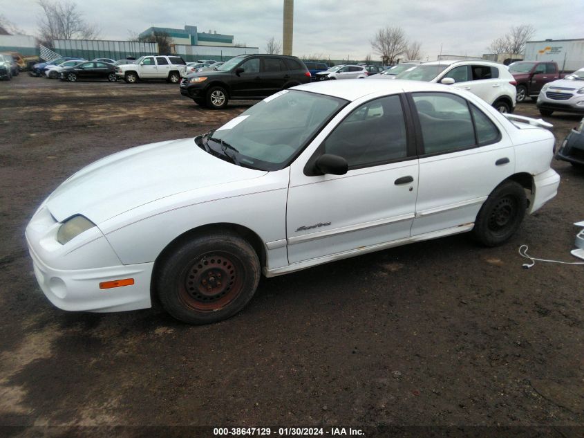 2001 Pontiac Sunfire Se VIN: 1G2JB52471734412 Lot: 38647129