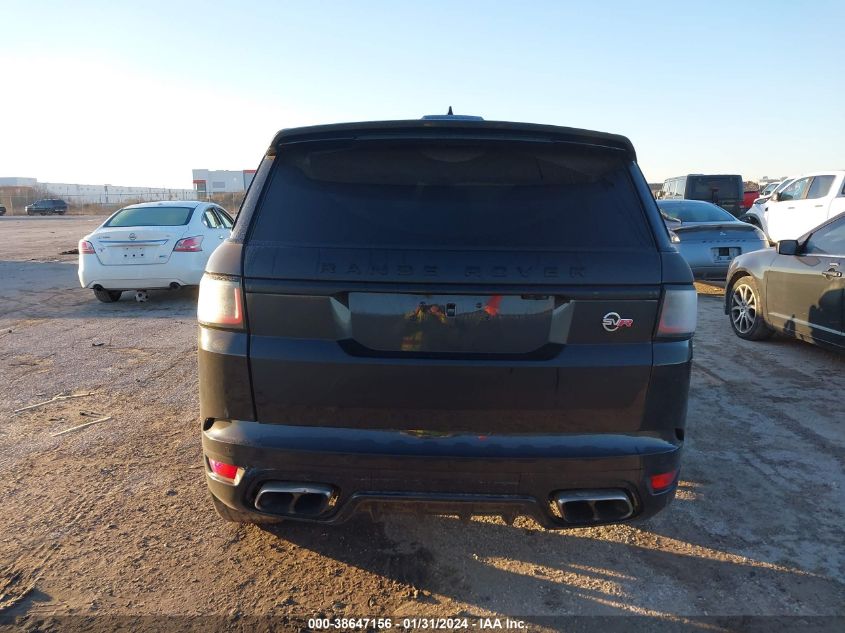 2020 Land Rover Range Rover Sport Svr VIN: SALWZ2RE3LA725951 Lot: 38647156