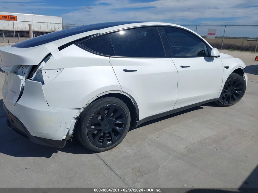 VIN 5YJYGAEE9MF192535 2021 TESLA MODEL Y
