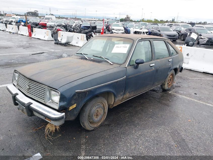 1981 Chevrolet Chevette VIN: 1G1AB6899BA169749 Lot: 38647308