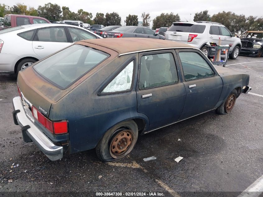 1981 Chevrolet Chevette VIN: 1G1AB6899BA169749 Lot: 38647308