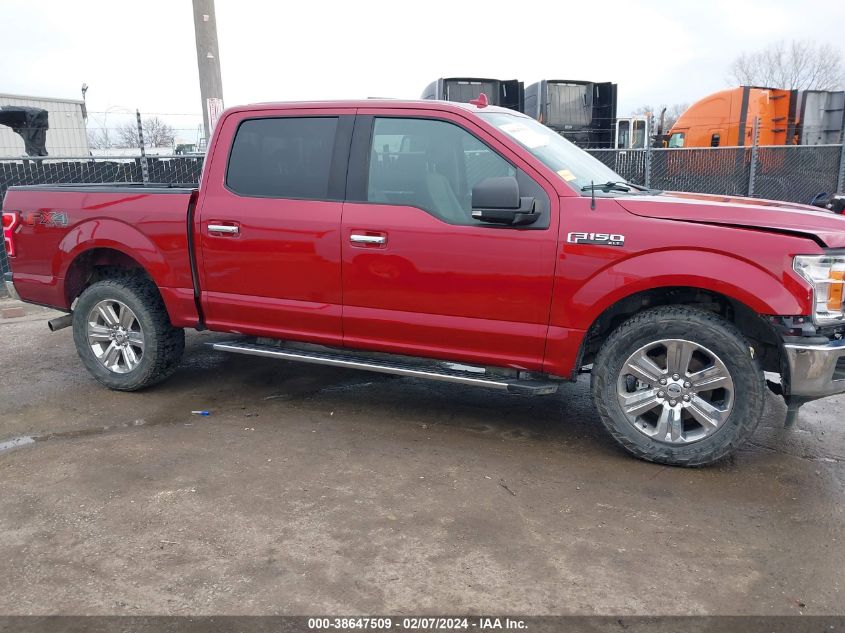 2018 Ford F-150 Xlt VIN: 1FTEW1E54JKE58404 Lot: 38647509