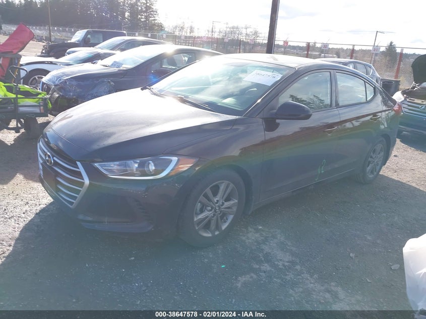 VIN 5NPD84LF8HH197001 2017 HYUNDAI ELANTRA SE
