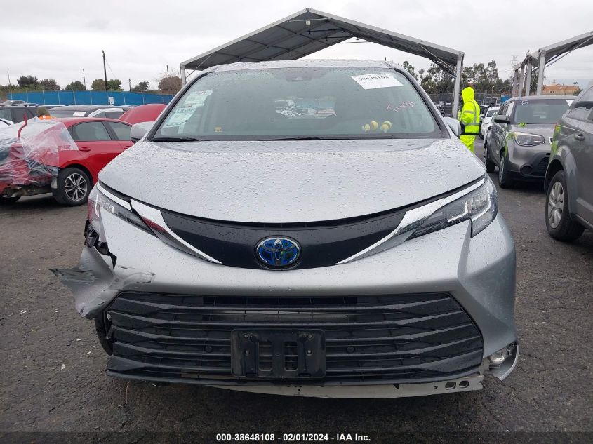 2022 Toyota Sienna Xle VIN: 5TDJSKFC9NS063534 Lot: 38648108