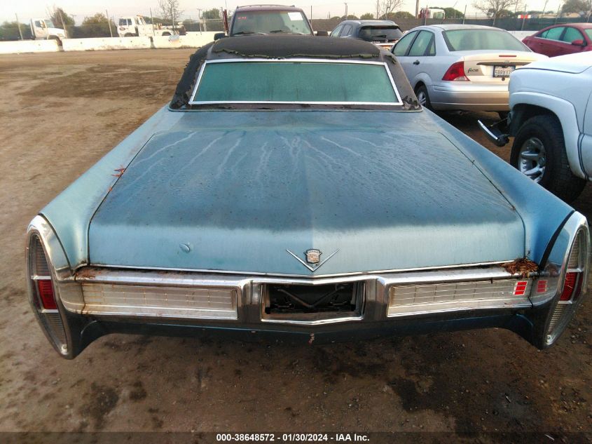 1967 Cadillac Deville VIN: B7196220 Lot: 38648572