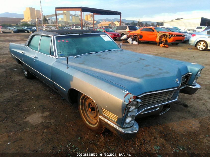 1967 Cadillac Deville VIN: B7196220 Lot: 38648572