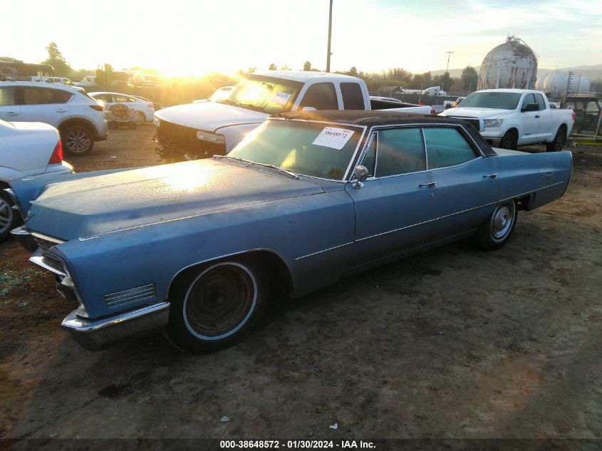 1967 Cadillac Deville VIN: B7196220 Lot: 38648572