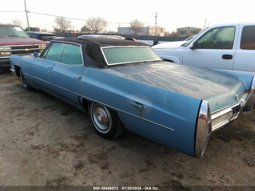 1967 Cadillac Deville VIN: B7196220 Lot: 38648572