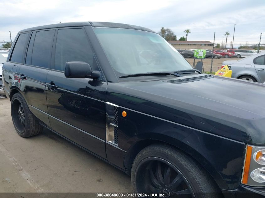 2003 Land Rover Range Rover Hse VIN: SALME11493A118582 Lot: 38648609