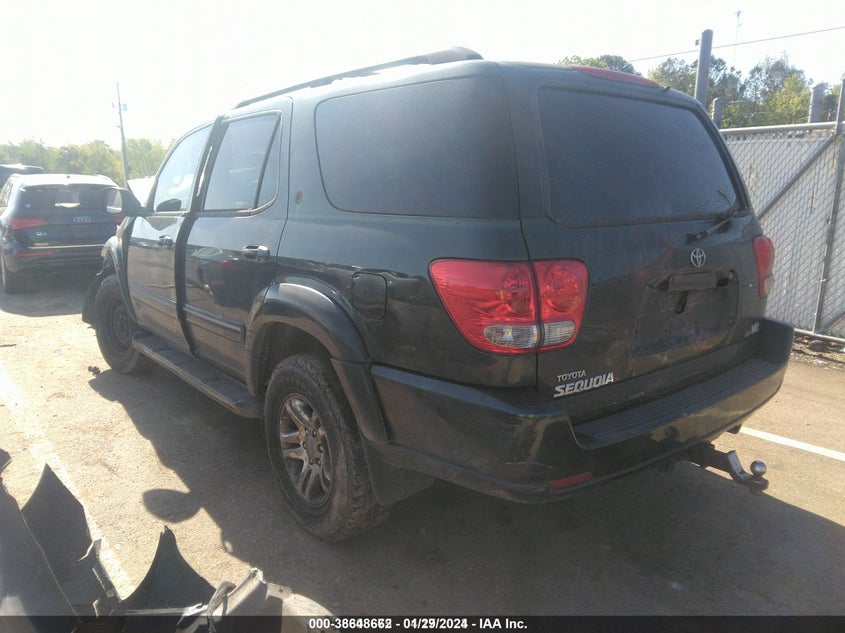 2006 Toyota Sequoia Sr5 V8 VIN: 5TDZT34AX6S267087 Lot: 38648662