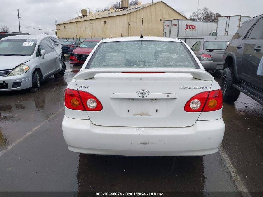 2004 Toyota Corolla Le VIN: 1NXBR32E74Z258390 Lot: 38648674