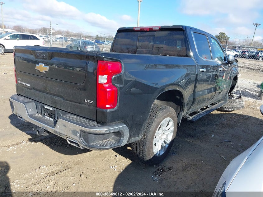 VIN 3GCUDGE86PG223582 2023 CHEVROLET SILVERADO 1500 4WD  SHORT BED LTZ