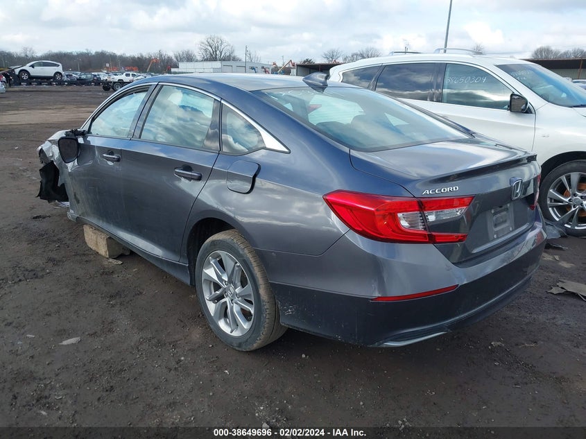 2019 HONDA ACCORD VIN: 1HGCV1F10KA130394