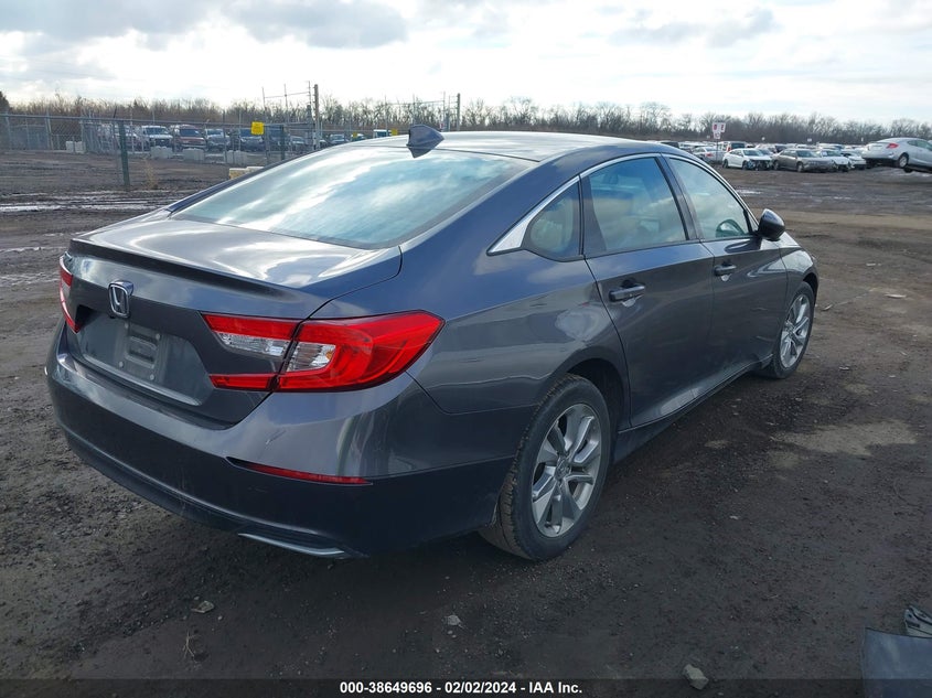 2019 HONDA ACCORD VIN: 1HGCV1F10KA130394