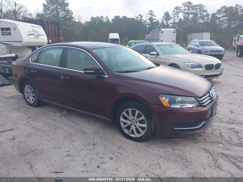 2013 Volkswagen Passat 2.0L Tdi Se VIN: 1VWBN7A34DC105427 Lot: 40666386