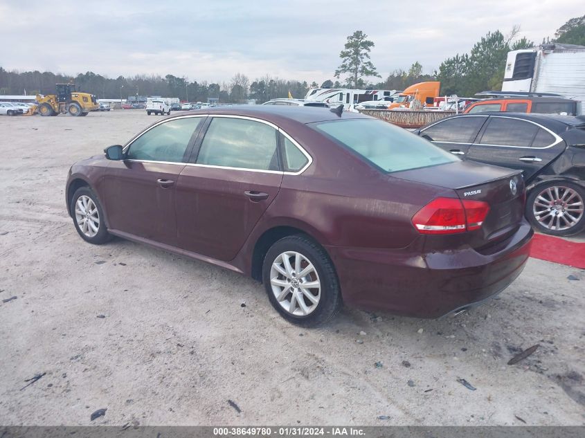 2013 Volkswagen Passat 2.0L Tdi Se VIN: 1VWBN7A34DC105427 Lot: 40666386