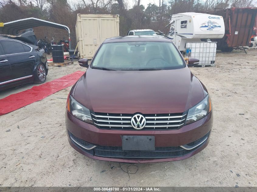 2013 Volkswagen Passat 2.0L Tdi Se VIN: 1VWBN7A34DC105427 Lot: 40666386