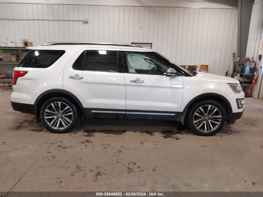 2016 Ford Explorer Platinum VIN: 1FM5K8HT3GGA62020 Lot: 38649852