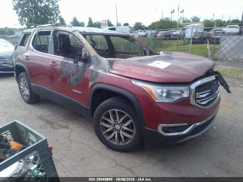 2019 GMC Acadia Sle-2 VIN: 1GKKNLLA1KZ282782 Lot: 38649947