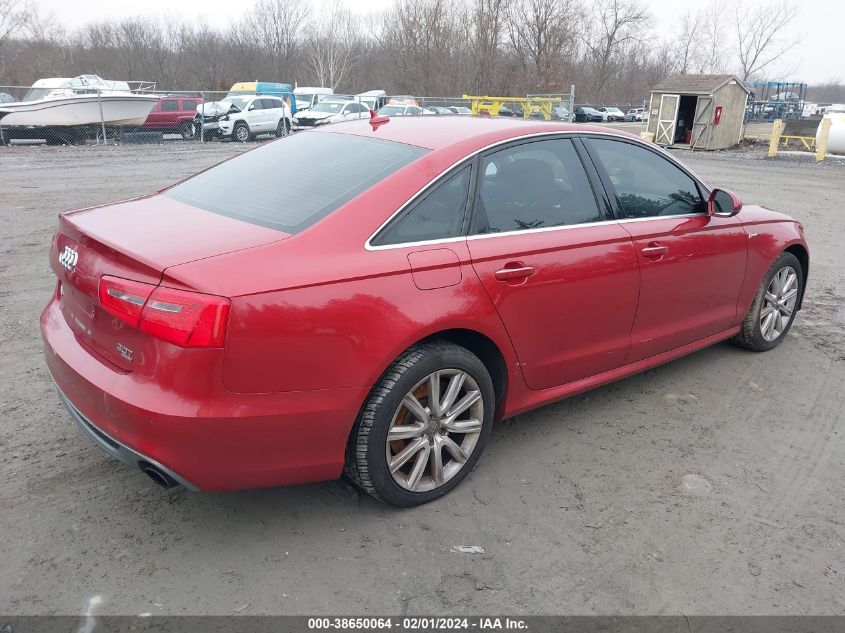 2012 Audi A6 3.0 Premium VIN: WAUHGAFCXCN161935 Lot: 38650064