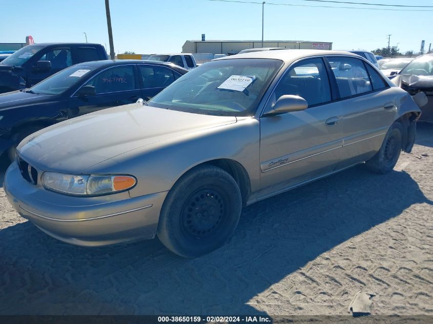 2001 Buick Century Custom VIN: 2G4WS52J111239503 Lot: 38650159