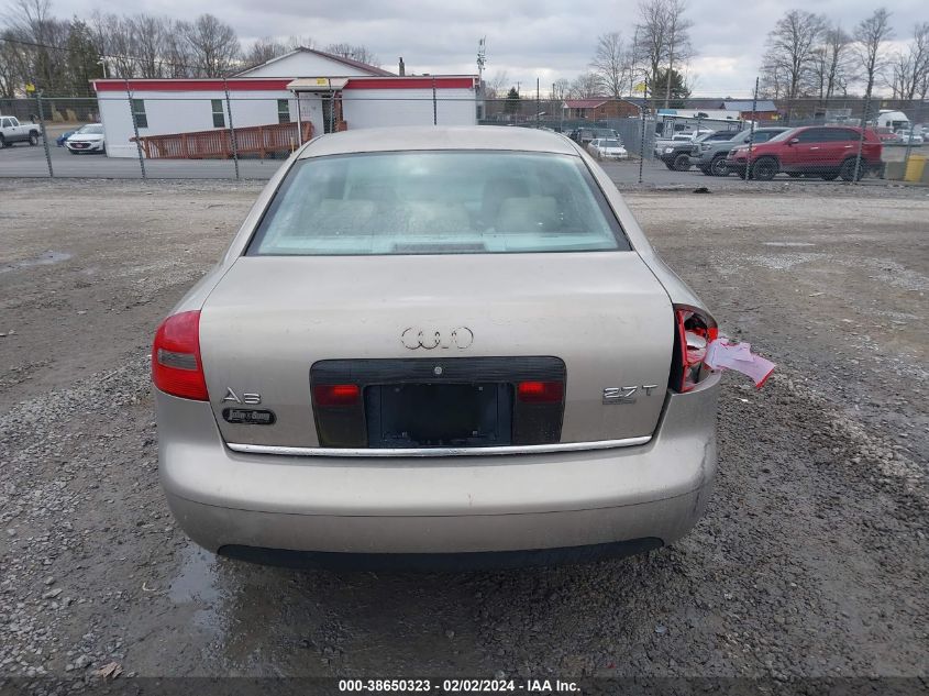 2000 Audi A6 2.7T VIN: WAUED64B9YN070990 Lot: 38650323