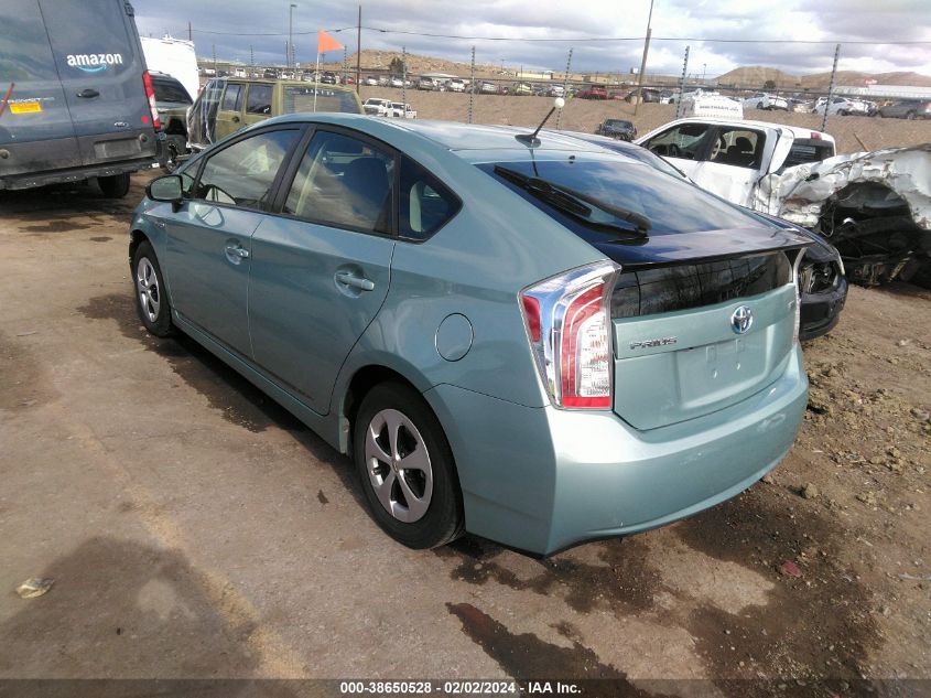 2015 Toyota Prius Three VIN: JTDKN3DU1F1870187 Lot: 38650528