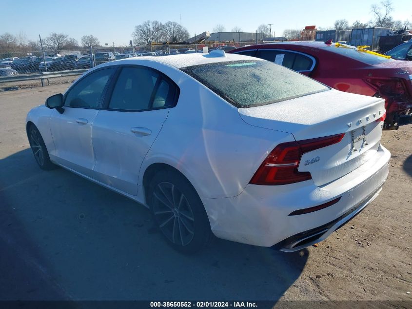 2021 Volvo S60 T5 Momentum VIN: 7JR102TZ1MG108748 Lot: 38650552