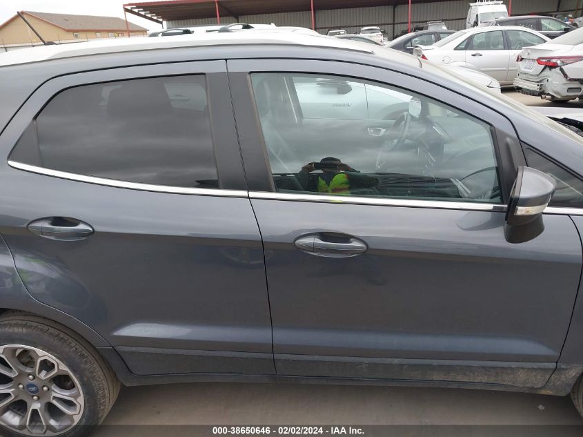 2021 Ford Ecosport Titanium VIN: MAJ3S2KE2MC411423 Lot: 38650646