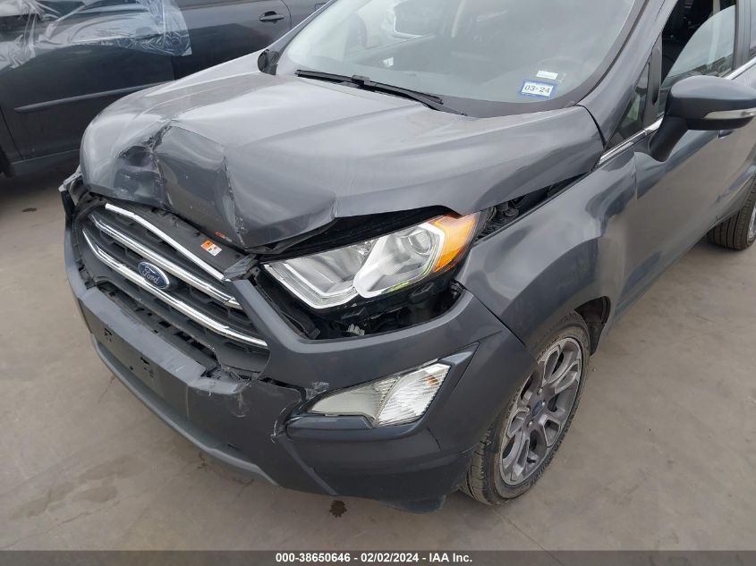 2021 Ford Ecosport Titanium VIN: MAJ3S2KE2MC411423 Lot: 38650646