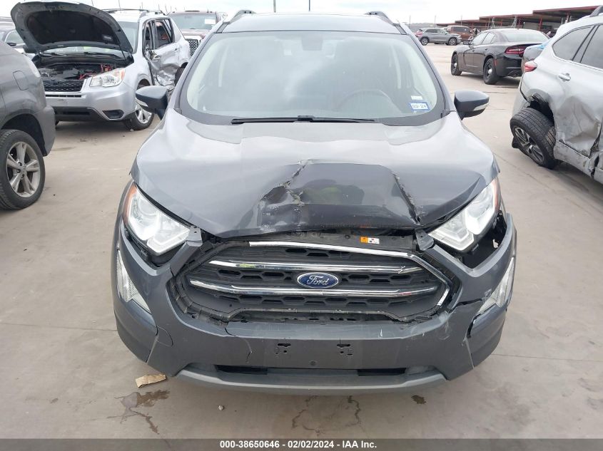 2021 Ford Ecosport Titanium VIN: MAJ3S2KE2MC411423 Lot: 38650646