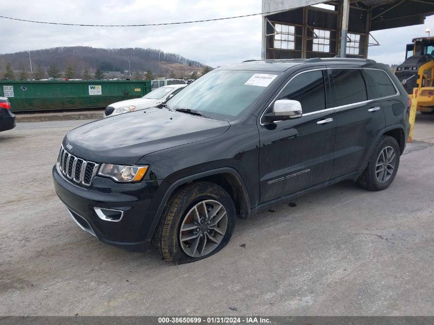 2020 Jeep Grand Cherokee Limited 4X2 VIN: 1C4RJEBG5LC245410 Lot: 38650699