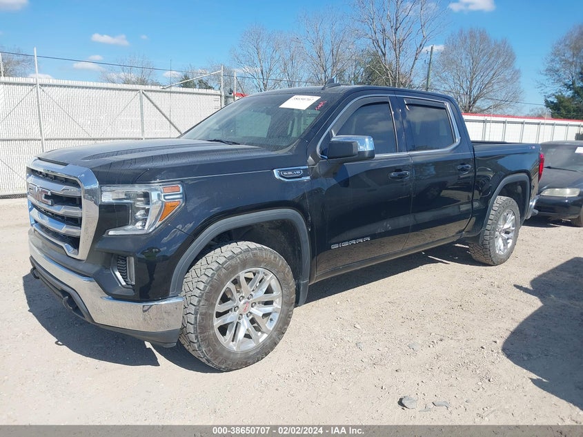 2020 GMC SIERRA 1500 4WD  SHORT BOX SLE - 3GTU9BED1LG155526