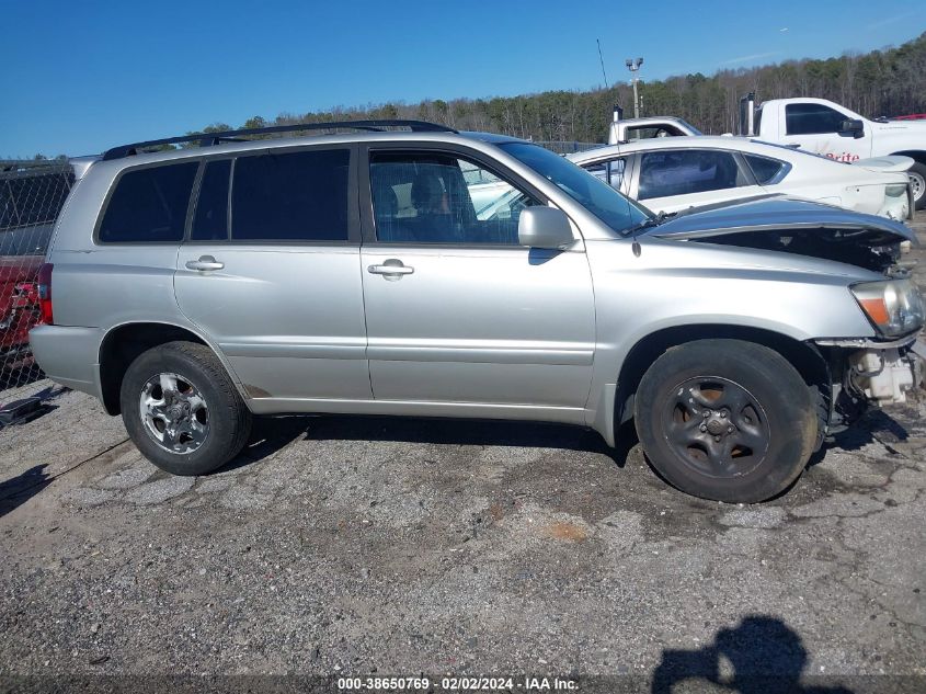 2007 Toyota Highlander VIN: JTEGD21A770158685 Lot: 38650769