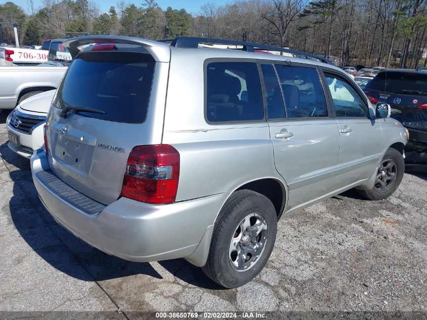 2007 Toyota Highlander VIN: JTEGD21A770158685 Lot: 38650769