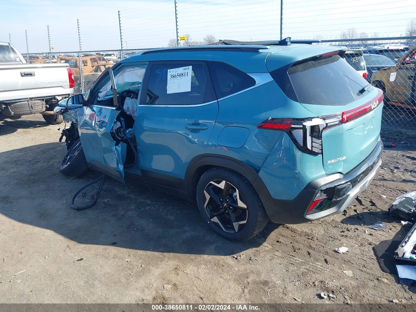 2024 Kia Seltos Ex VIN: KNDER2AA9R7568590 Lot: 38650811