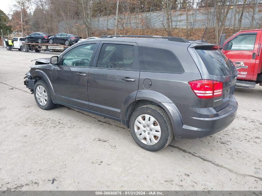 2018 Dodge Journey Se VIN: 3C4PDCAB8JT520858 Lot: 38650875