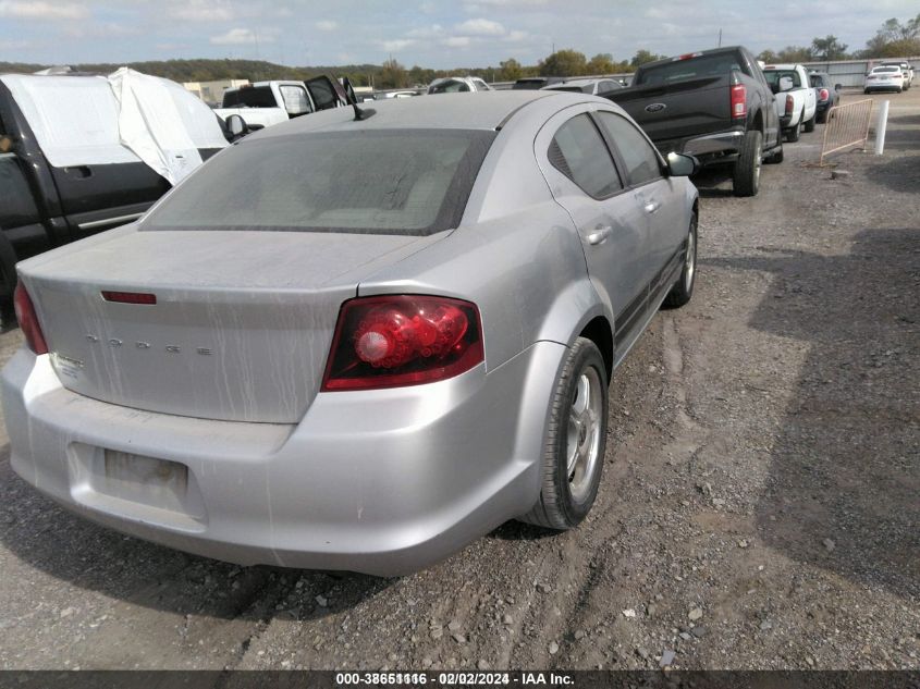 1C3CDZAB8CN102924 2012 Dodge Avenger Se