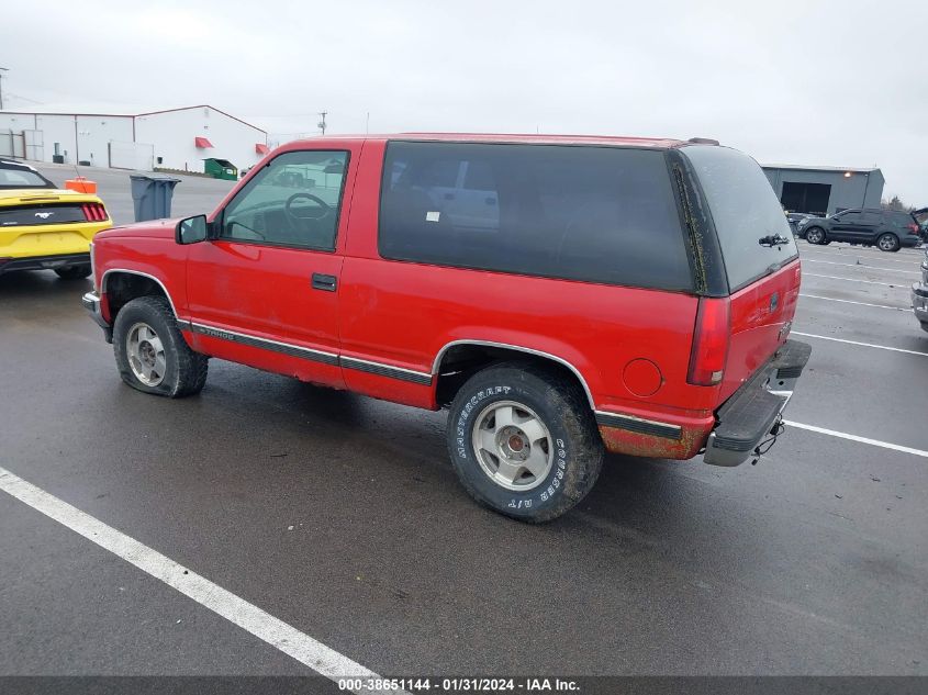 3GNEK18R2XG133168 1999 Chevrolet Tahoe