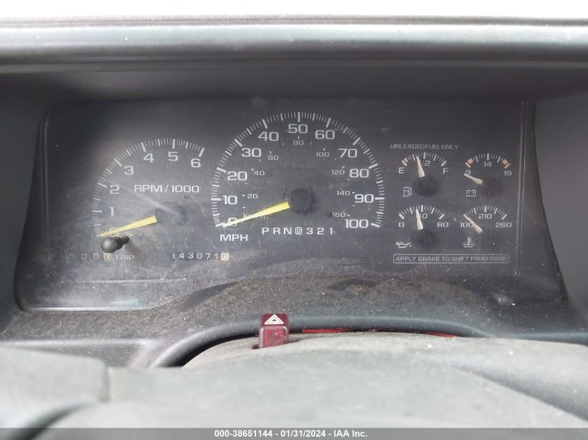 3GNEK18R2XG133168 1999 Chevrolet Tahoe