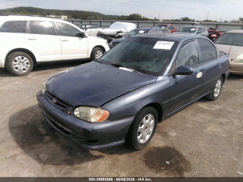 2001 Kia Sephia Base (A4)/Base (M5)/Ls Pwr Pkg VIN: KNAFB121315912395 Lot: 38651204